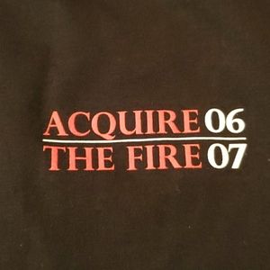Branded by god crew shirt, aquire the fire tour
